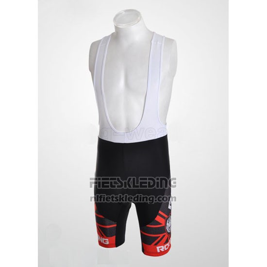 2010 Fietskleding Rock Racing Zwart en Rood Korte Mouwen en Koersbroek